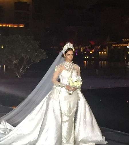 فساتين زفاف مشاهير العرب