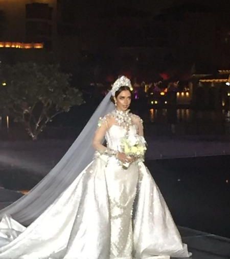 فساتين زفاف مشاهير العرب