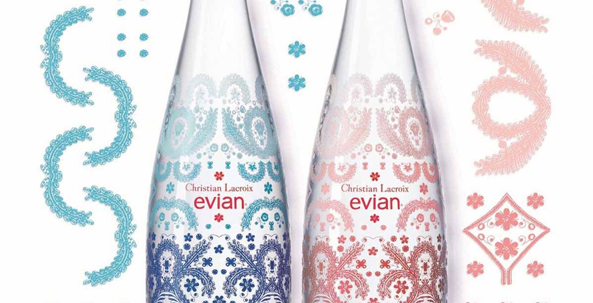 تعاون مميز ومحدود الاصدار بين إفيان ودار كريستيان لاكروا