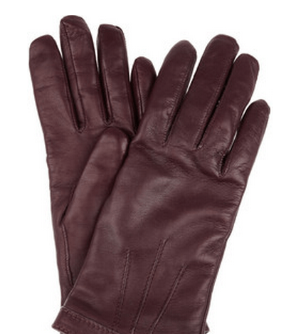 قفازات جلدية من Gucci