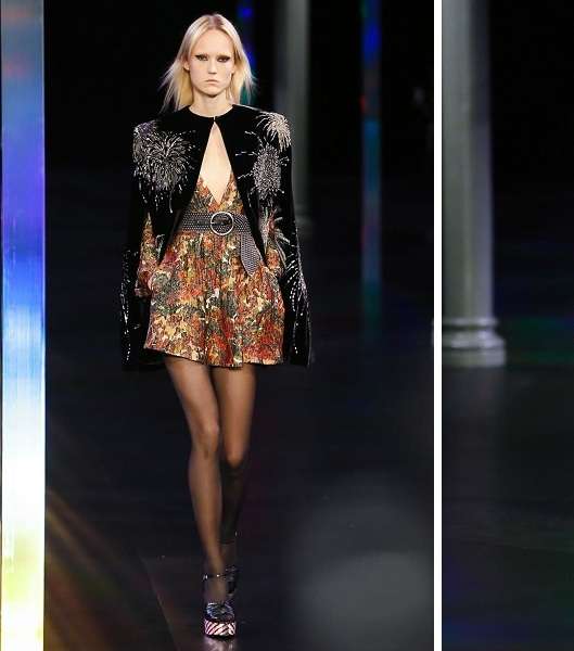 إكتشفي بالصور عرض لمجموعة أزياء Saint Laurent