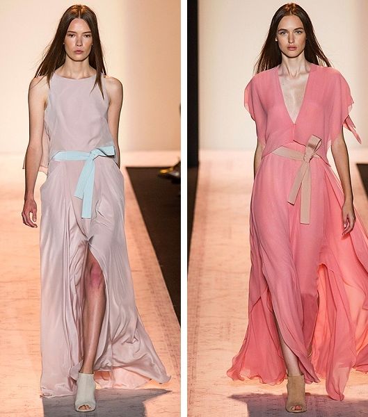 فساتين BCBGMaxAzria مميّزة بألوان الباستيل الرائعة