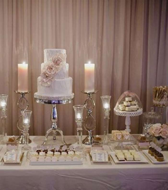 تزيين طاولات استقبال زواجات