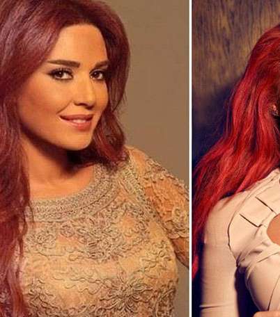 بالصور، نجمات عرب وعالميات بالشعر الأحمر