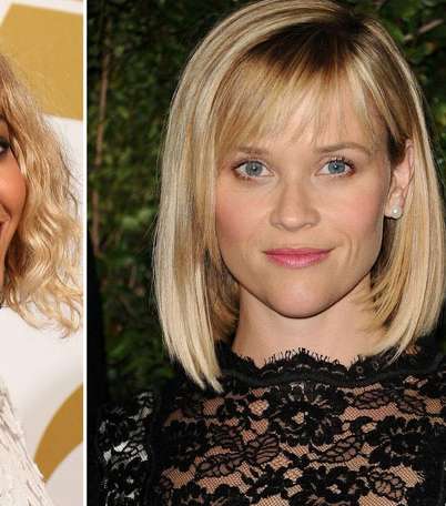 صور تسريحات شعر الكاريه مع النجمات لشتاء 2014