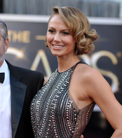 جورج كلوني وحبيبته ستايسي كيبلر في حفل الأوسكار للسنة الثانية على التوالي