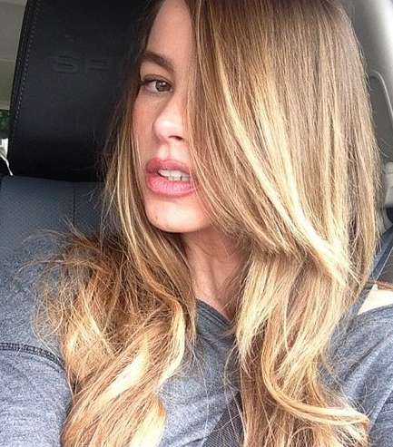 صوفيا فيرغارا بتموجات الشعر الأشقر