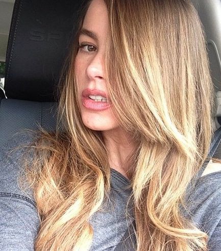 صوفيا فيرغارا بتموجات الشعر الأشقر