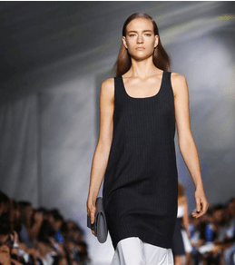 موضة التوبات الطويلة من DKNY لصيف 2016