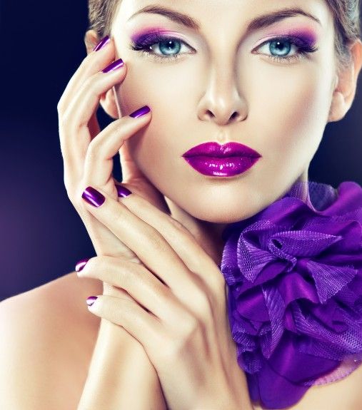 اللون البنفسجي الملفت