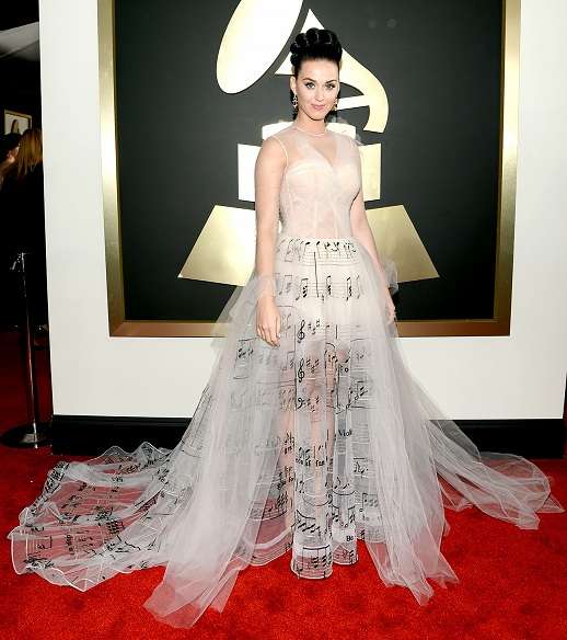 كايتي بيري خلال حفل الغرامي 2014