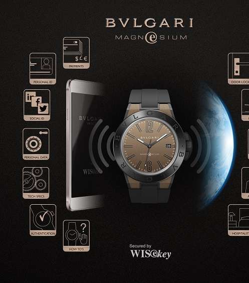 تصميم معاصر وقويّ في ساعة Diagono Magnesium من Bulgari