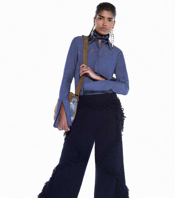 موضة قميص الجينز من BCBG من مجموعة ما قبل خريف 2016