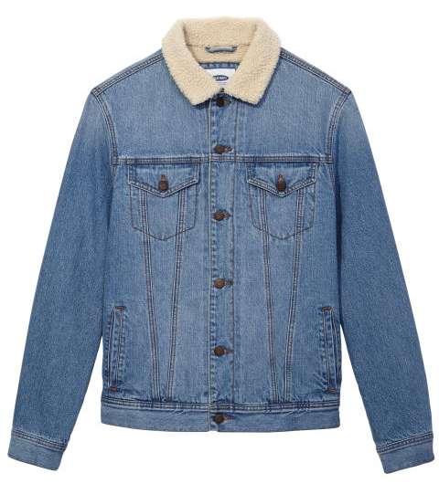 جاكيت الدنيم من Old Navy مع ياقة الفرو