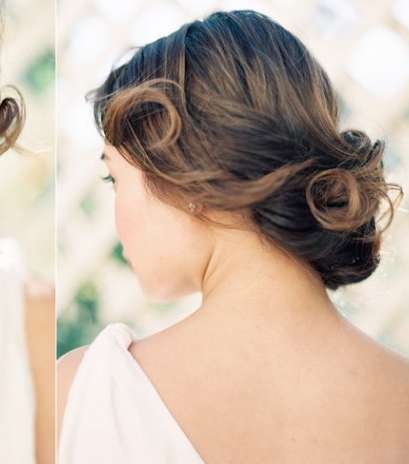 تسريحة الـ Updo تزيد إطلالتك أنوثة يوم الزفاف