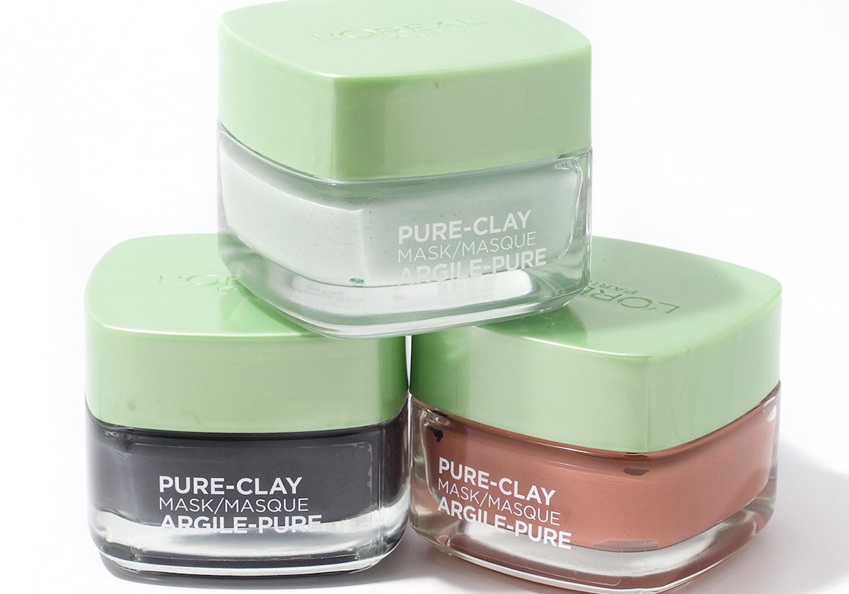 أقنعة Pure Clay Mask من لوريال باريس
