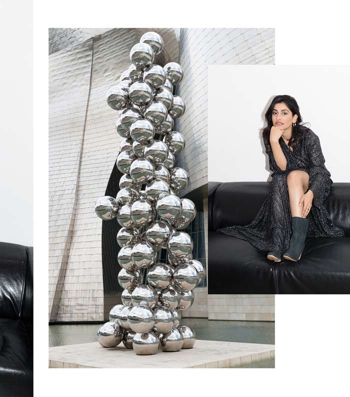 فستان الترتر الطويل من Ba&sh