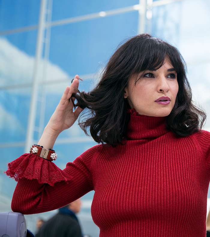 سمر يوسف خلال عرض ازياء CHANEL لربيع وصيف 2016