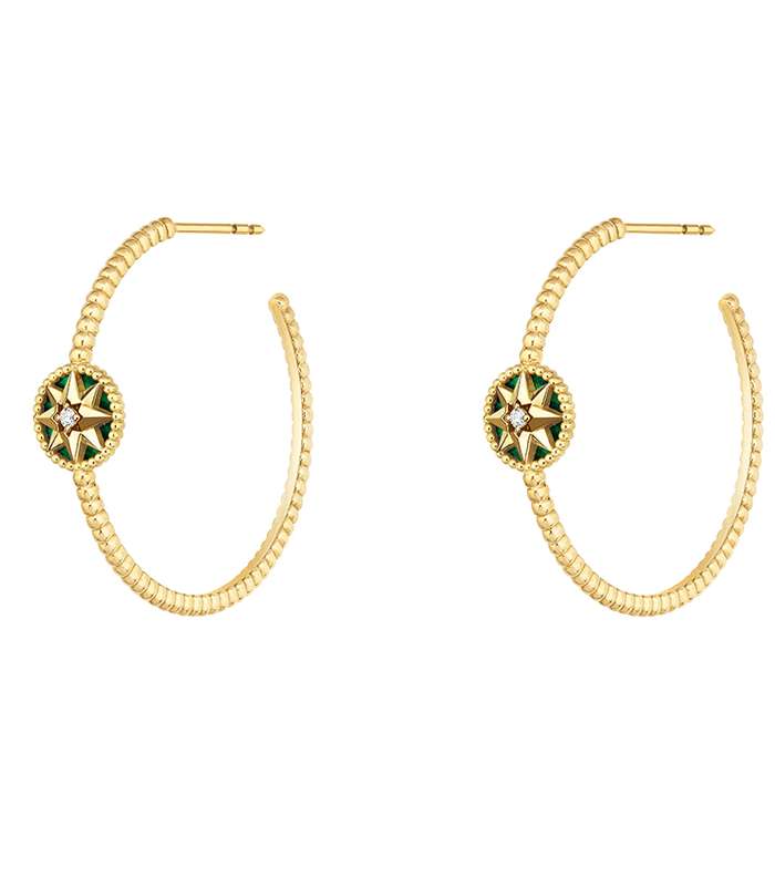 اقراط مدورة Hoops من Rose des vents من ديور