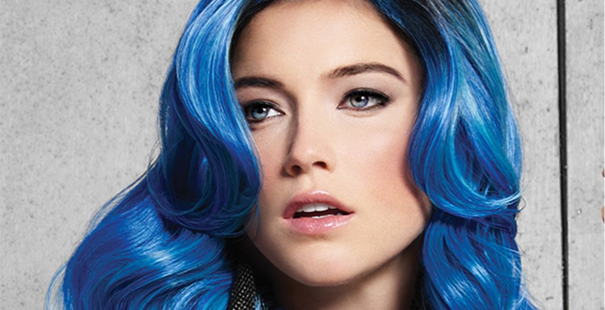 افضل صبغة شعر ازرق غامق