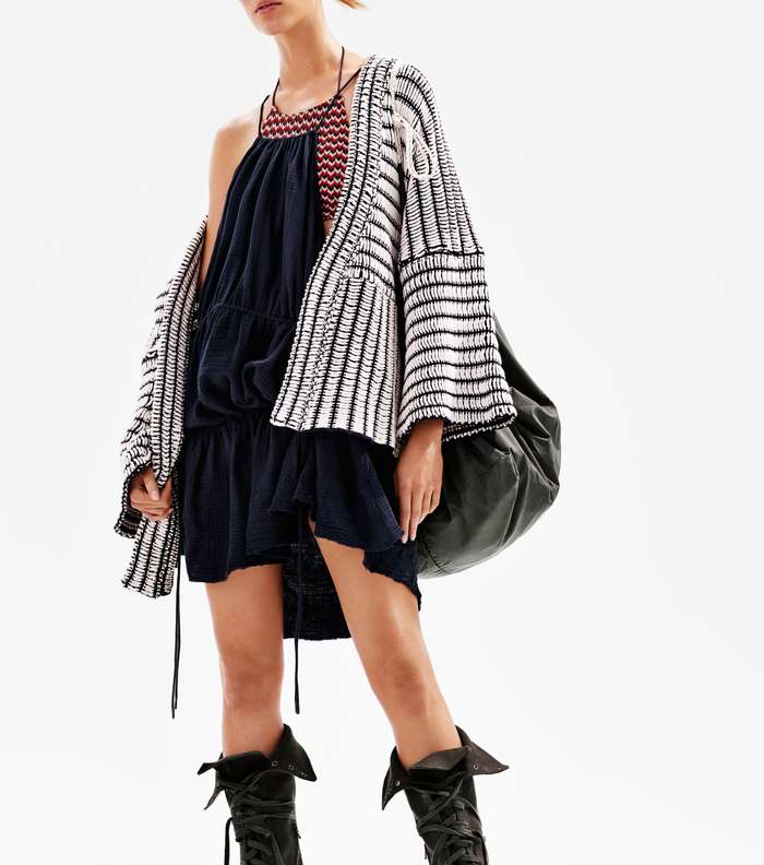 موضة الكارديغان باسلوب سترة الكيمونو من مجموعة H&M Studio لصيف 2016