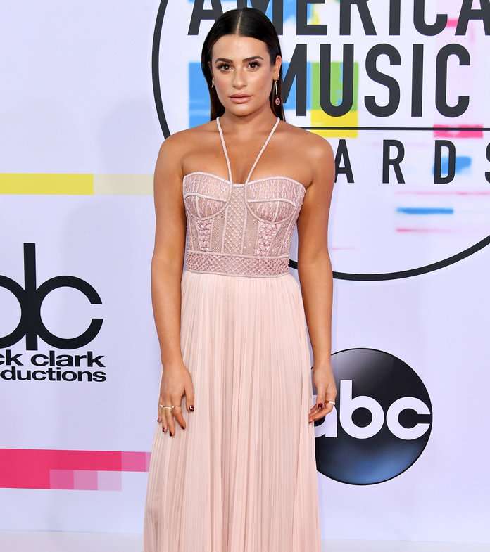 ليا ميشيل بفستان من J Mendel في حفل American Music Awards 2017