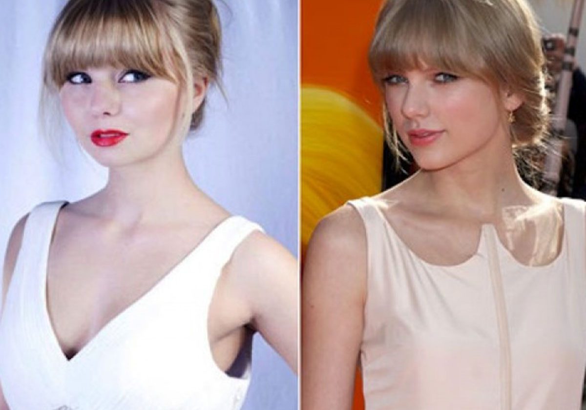 تايلور سويفت وشبيهتها