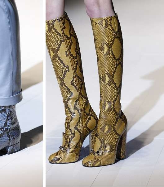 أحذية مميّزة بطبعات ملوّنة من Gucci