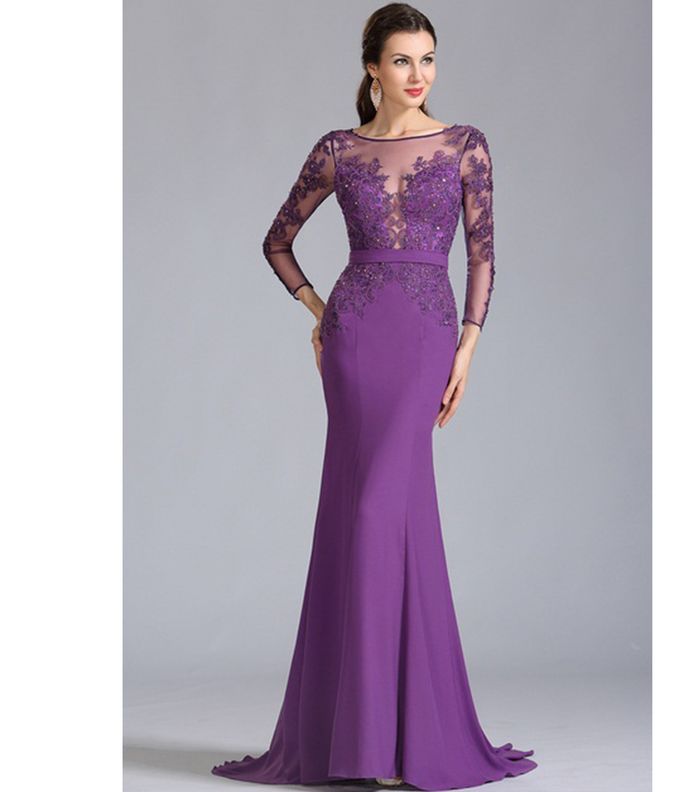 موديلات فساتين طويله مكممه