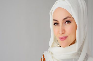 موديلات وضع الحجاب بحسب شكل الوجه