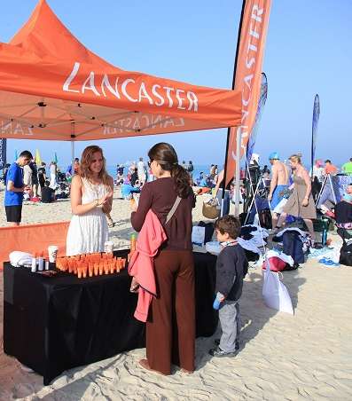 Lancaster تساعد في الحماية من أشعّة الشمس خلال فعاليّة 