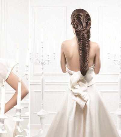 صور تسريحات شعر طلال طبارة لعروس ربيع وصيف 2014