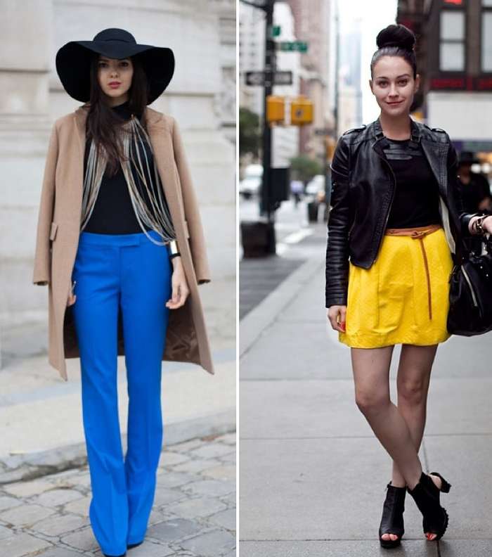 تجرأي وارتدي الأوان القوية والفتي أنظار المصورين إليك