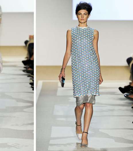 لمحة ستينيّة في عرض أزياء Diane Von Furstenberg