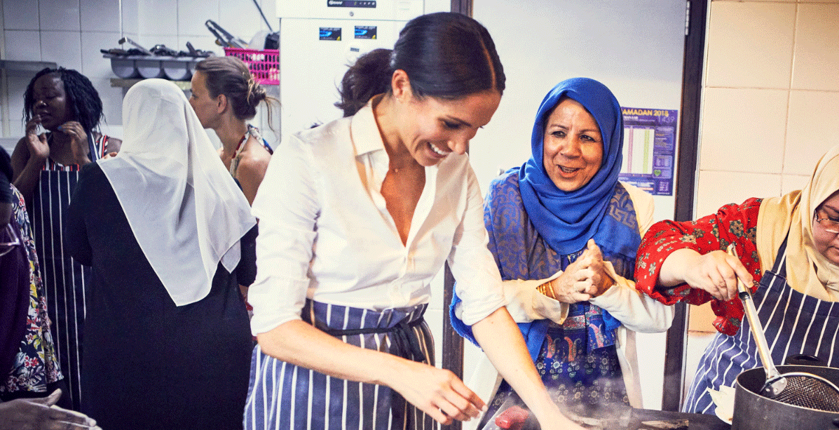 ميغان ماركل تدعم المجتمع الاسلامي في لندن