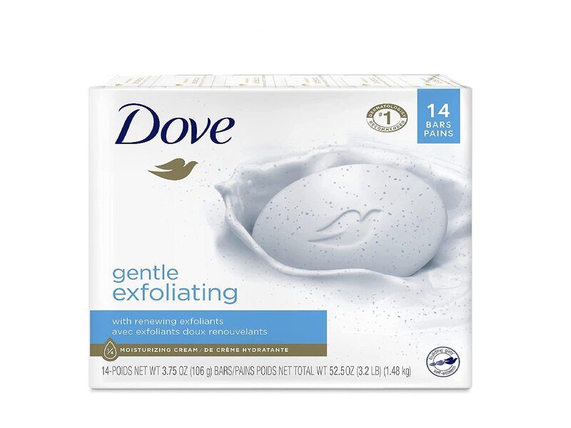 صابونة Dove Beauty Bar More Moisturizing Than Bar Soap Gentle Exfoliating