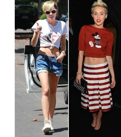 بالصور، إكتشفي موضة مايلي سايرس