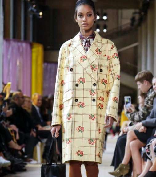المعاطف المطبعة تسيطر على مجموعة علامة Miu Miu الجديدة لربيع وصيف 2018