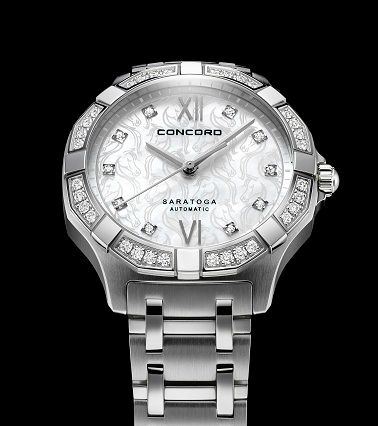 ساعة Saratoga Automatic Lady من Concord بإصدارٍ أنيق