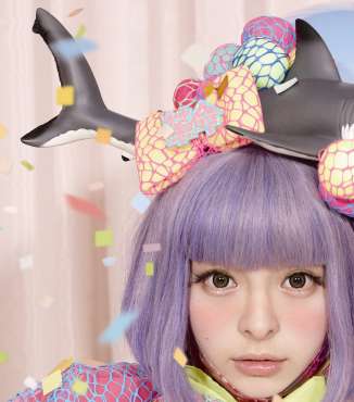 كياري كاميو في زي سمكة القرش