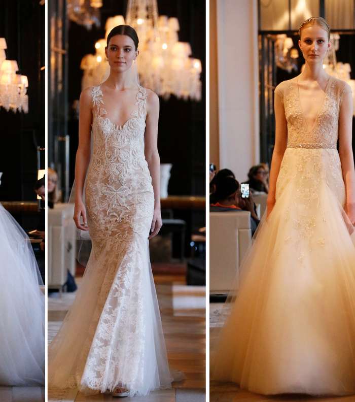 الفخامة عنوان مجموعة فساتين أعراس مونيك لوليه لربيع 2016