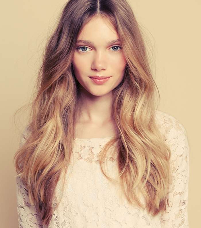 الدانتيلا باللون الشقر مع اللون الكستنائي