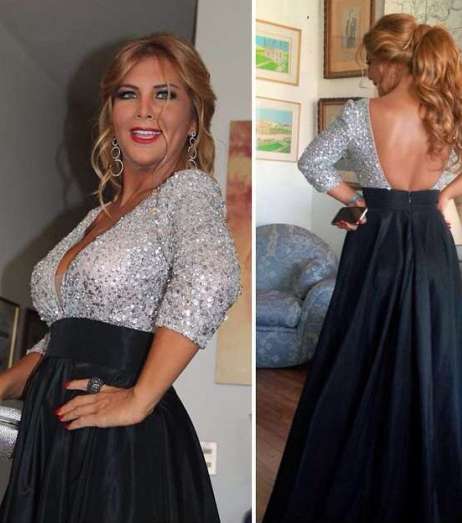 ألين لحود بفستان Elie Wehbe Haute Couture