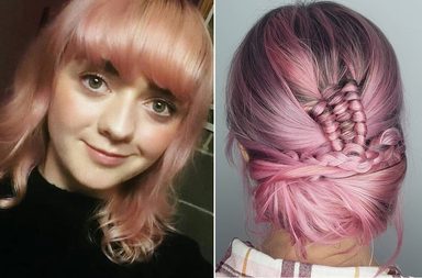 بطلة صراع العروش أول من جربته، الصبغة الزهرية هي صيحة 2019!