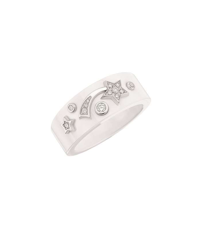 خاتم Cosmique Blanc MM من CHANEL
