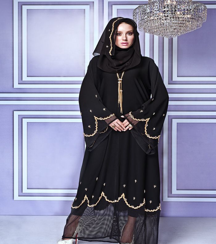 صور اجمل عبايات خليجية سوداء