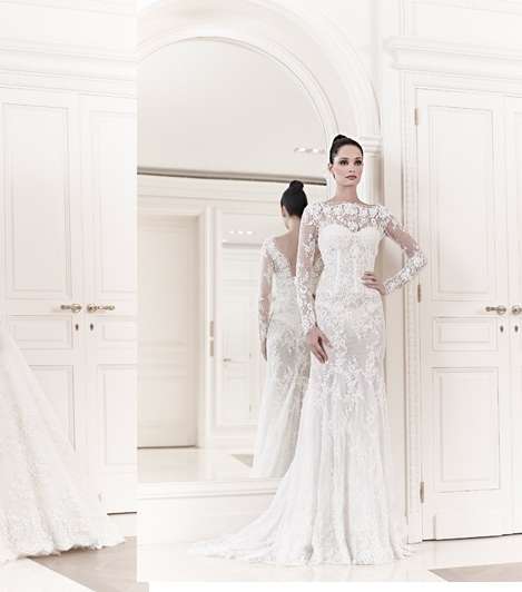 زفافك أجمل بفساتين أعراس زهير مراد لعام 2014