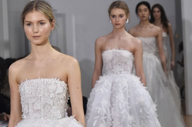 بالصور، أجمل فساتين زفاف أسبوع العرائس في نيويورك لربيع 2018