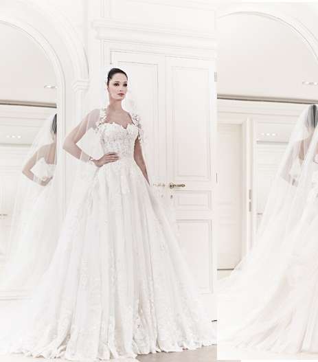 جاذبية الأبيض مع أجمل الفساتين