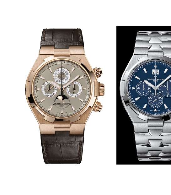 ساعات Overseas Perpetual Calendar Chronograph مصمّمة من الذهب الوردي